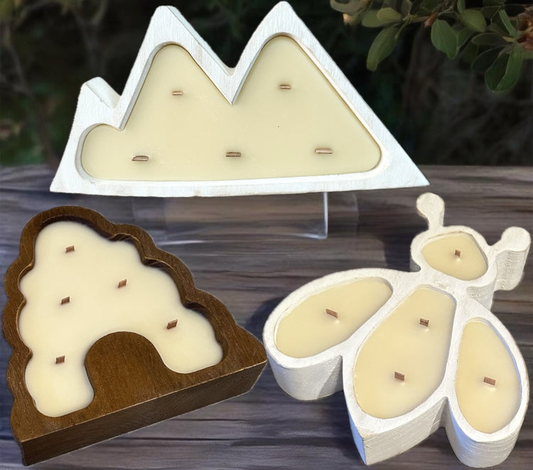 Beeswax Candle Dough Bowls