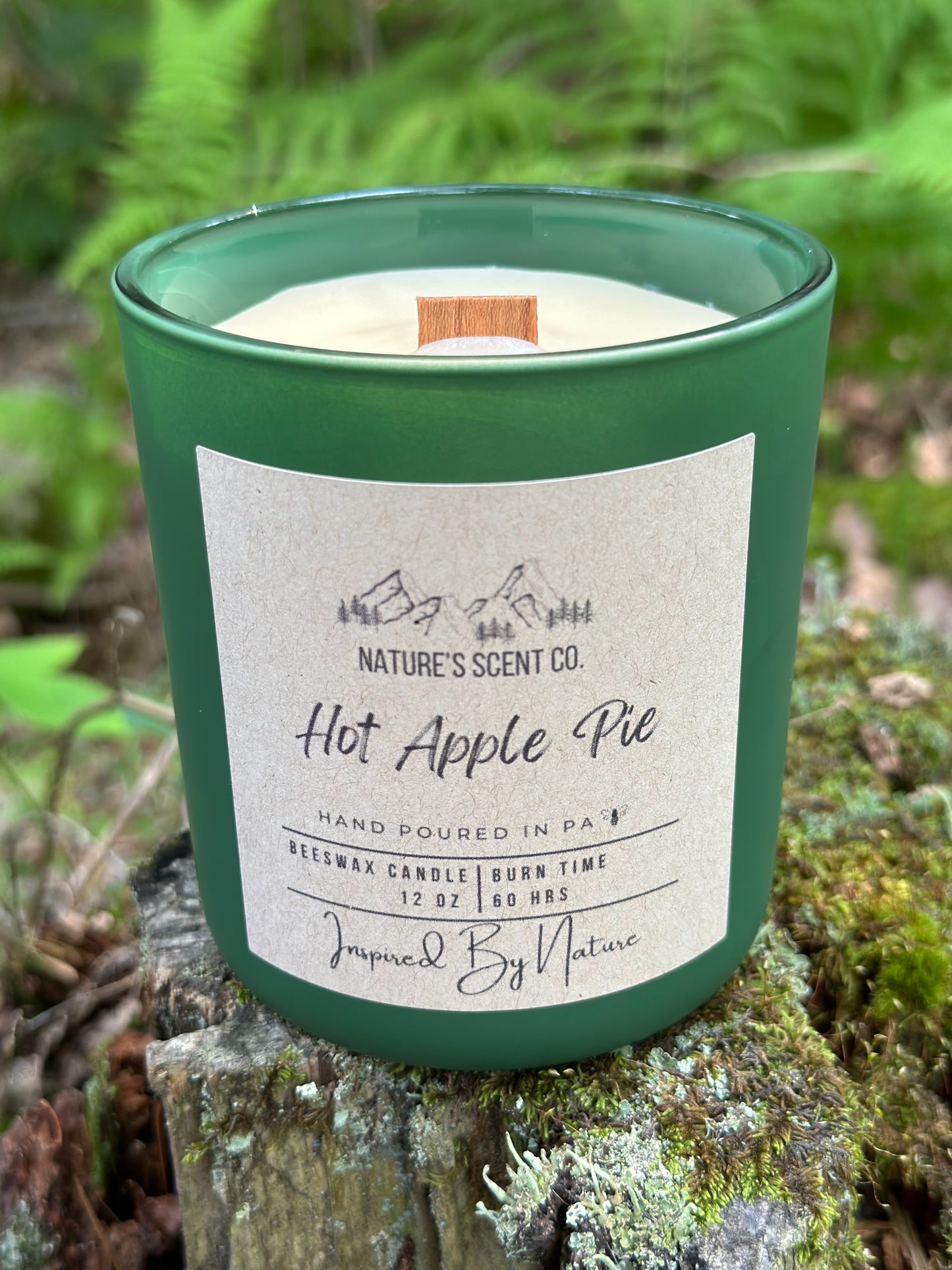 Hot Apple Pie Beeswax Candle