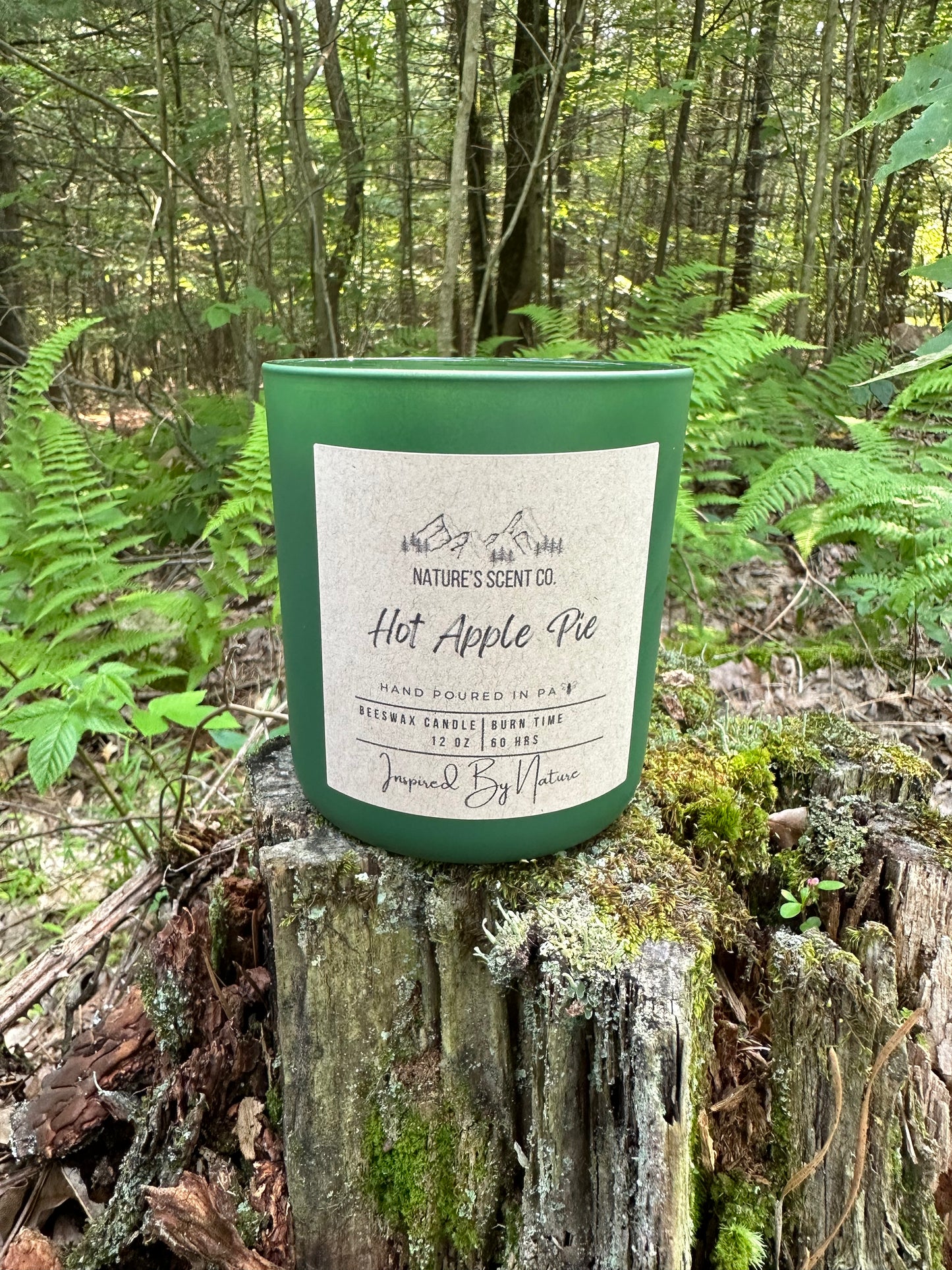 Hot Apple Pie Beeswax Candle