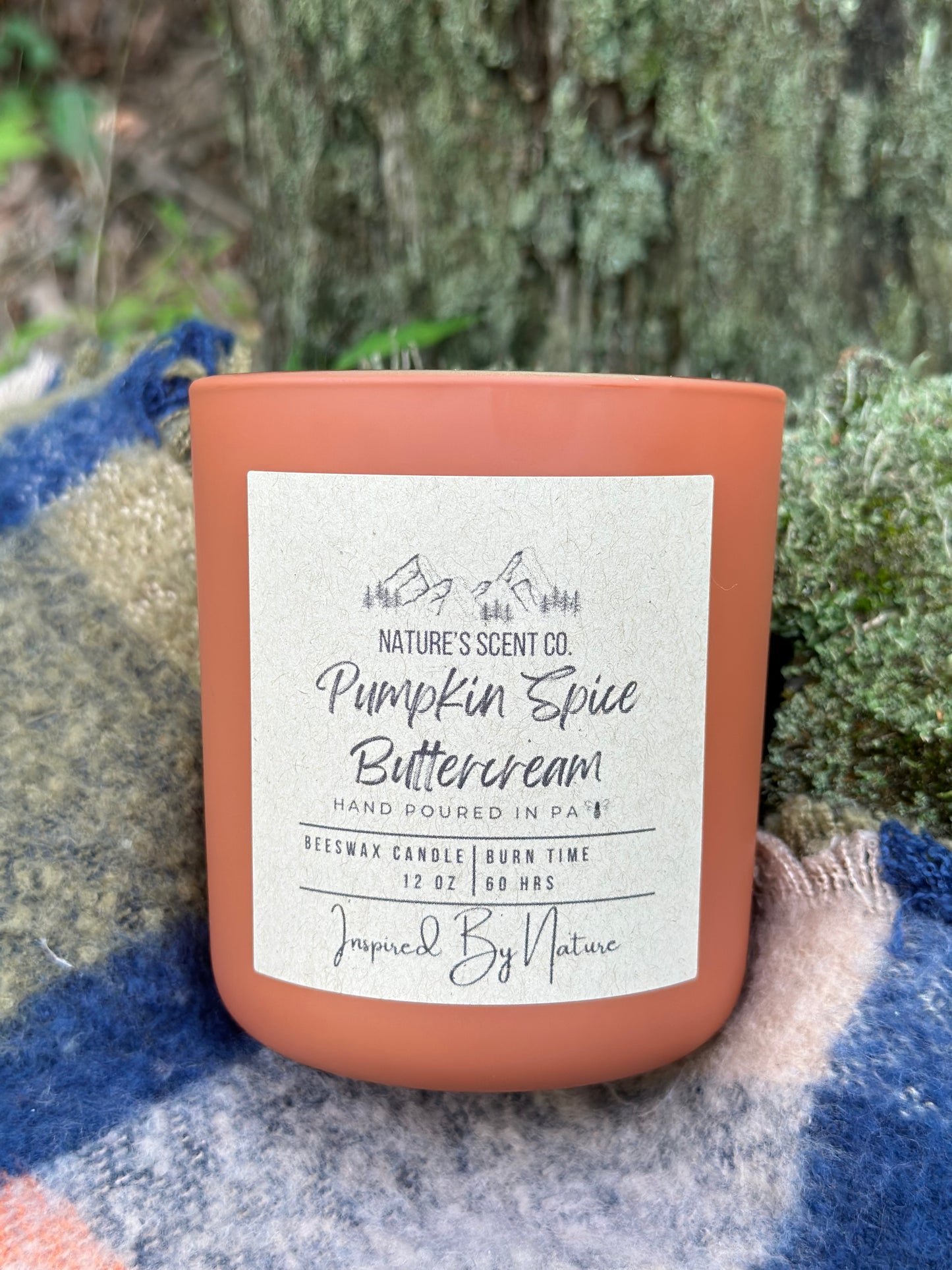 Pumpkin Spice Buttercream Beeswax Candle