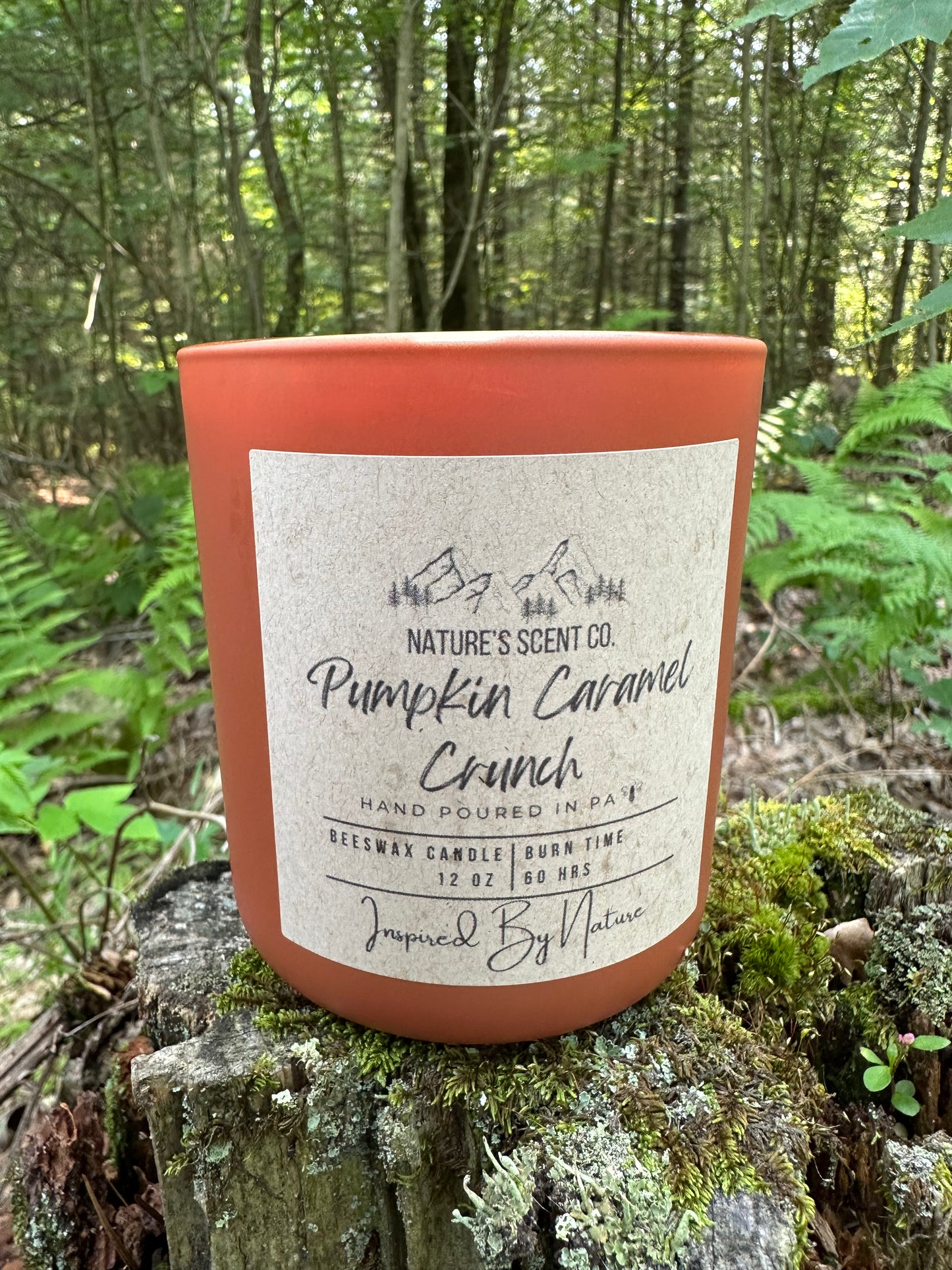 Pumpkin Caramel Crunch Beeswax Candle