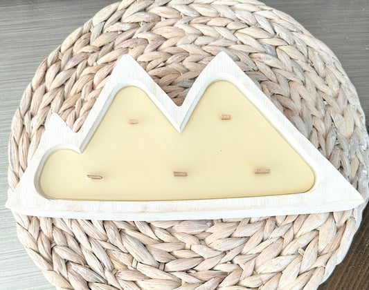 Mountain Dough Bowl Beeswax Candle