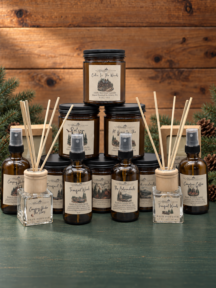 The Adirondack Collection | Nature-Inspired Beeswax Candles & Home Fragrance | Nature's Scent Co.