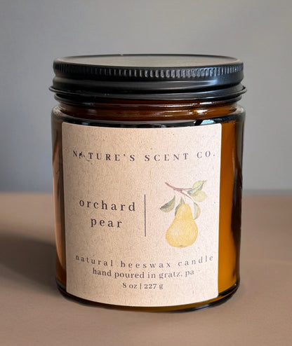 Orchard Pear Beeswax Candle