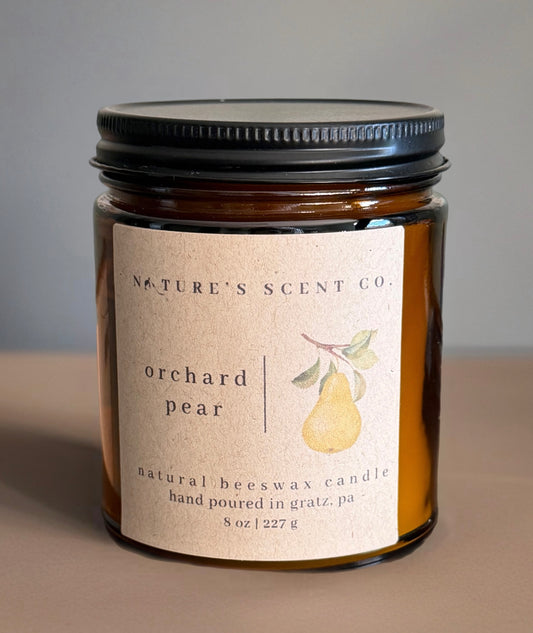 Orchard Pear Beeswax Candle