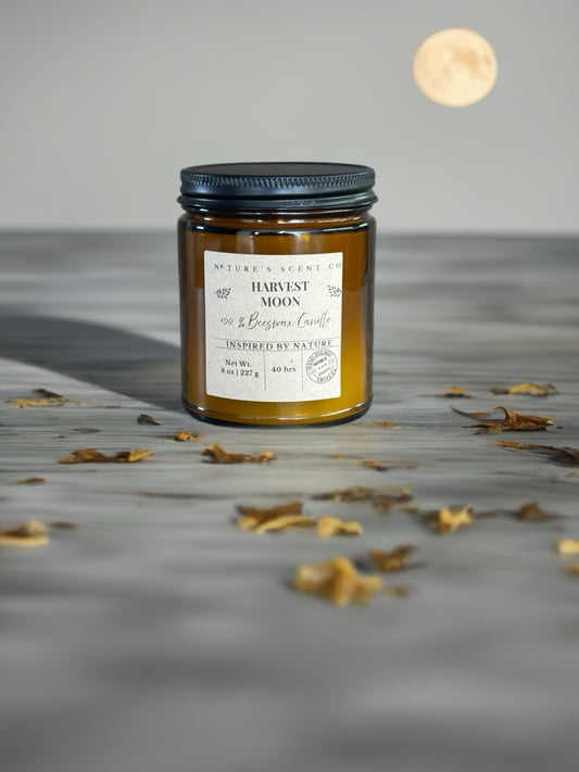 Harvest Moon Beeswax Candle