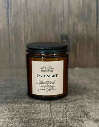 Date Night Candle | Phthalate-Free & Wood Wick | Perfect for Couples