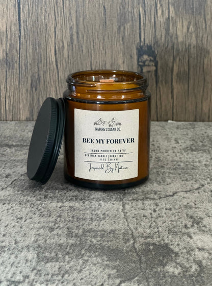 Romantic Beeswax Candle | Bee My Forever Scent | Eco-Friendly & Non-Toxic