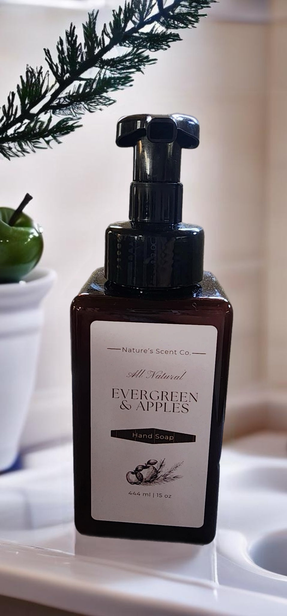 Evergreen & Apple Hand Soap