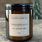 Mountain Man Amber Jelly Jar Beeswax Candle | For Him | Mandle