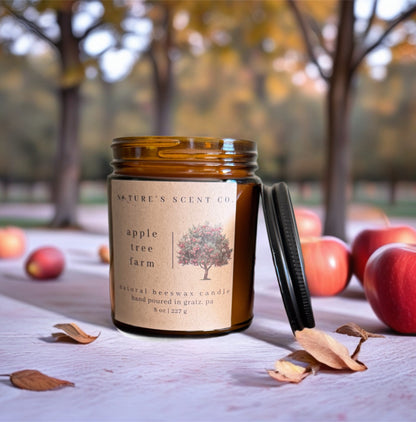 Apple Tree Farm Beeswax Candle