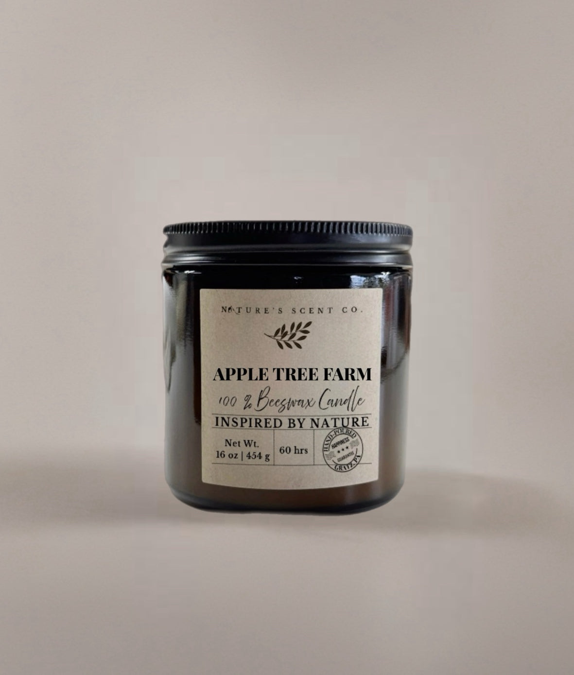 Apple Tree Farm Beeswax Candle