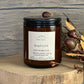 Tranquil Woods Amber Jelly Jar Beeswax Candle