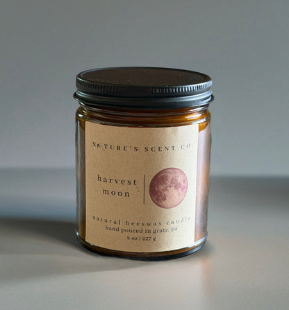 Harvest Moon Beeswax Candle