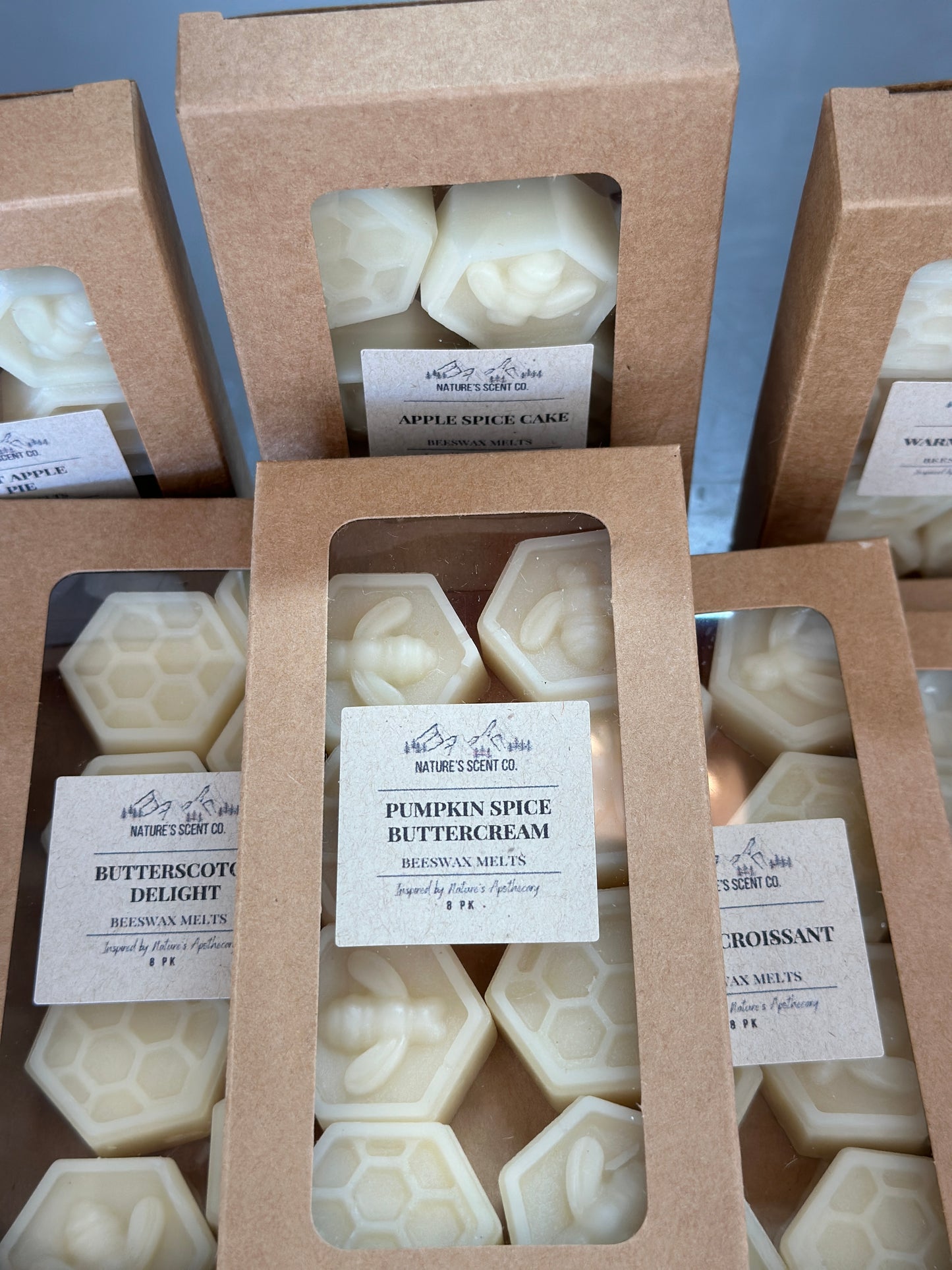 100% Beeswax Wax Melts ~ Christmas Scents