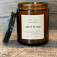 Cabin In The Woods Jelly Jar Beeswax Candle