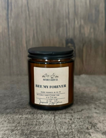 Romantic Beeswax Candle | Bee My Forever Scent | Eco-Friendly & Non-Toxic