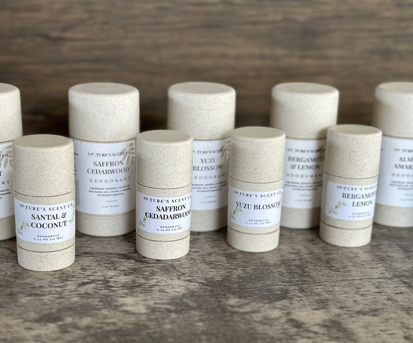 All-Natural Beeswax Deodorant – Full Size & Travel Size | Aluminum-Free, Baking Soda-Free, Eco-Friendly