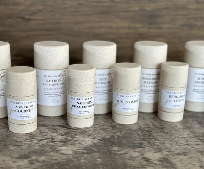 All-Natural Beeswax Deodorant – Full Size & Travel Size | Aluminum-Free, Baking Soda-Free, Eco-Friendly