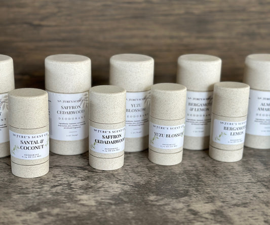 All-Natural Beeswax Deodorant – Full Size & Travel Size | Aluminum-Free, Baking Soda-Free, Eco-Friendly