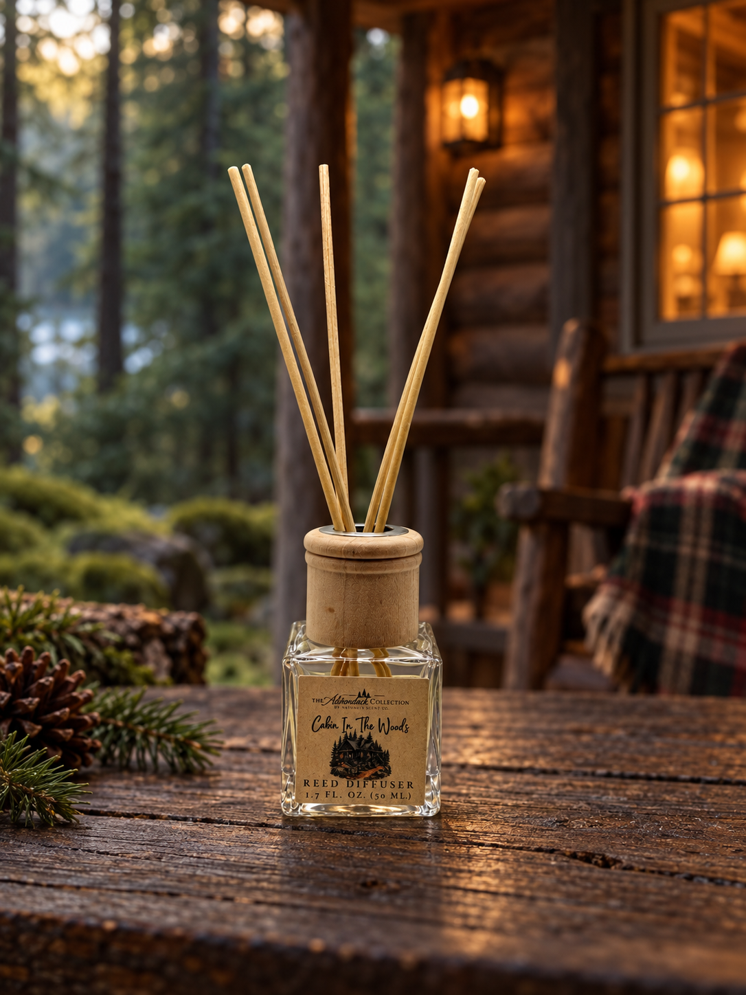 Adirondack Collection Reed Diffuser — Flameless | Non-Toxic