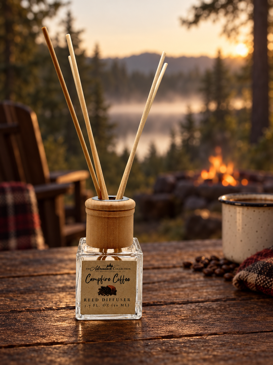 Adirondack Collection Reed Diffuser — Flameless | Non-Toxic