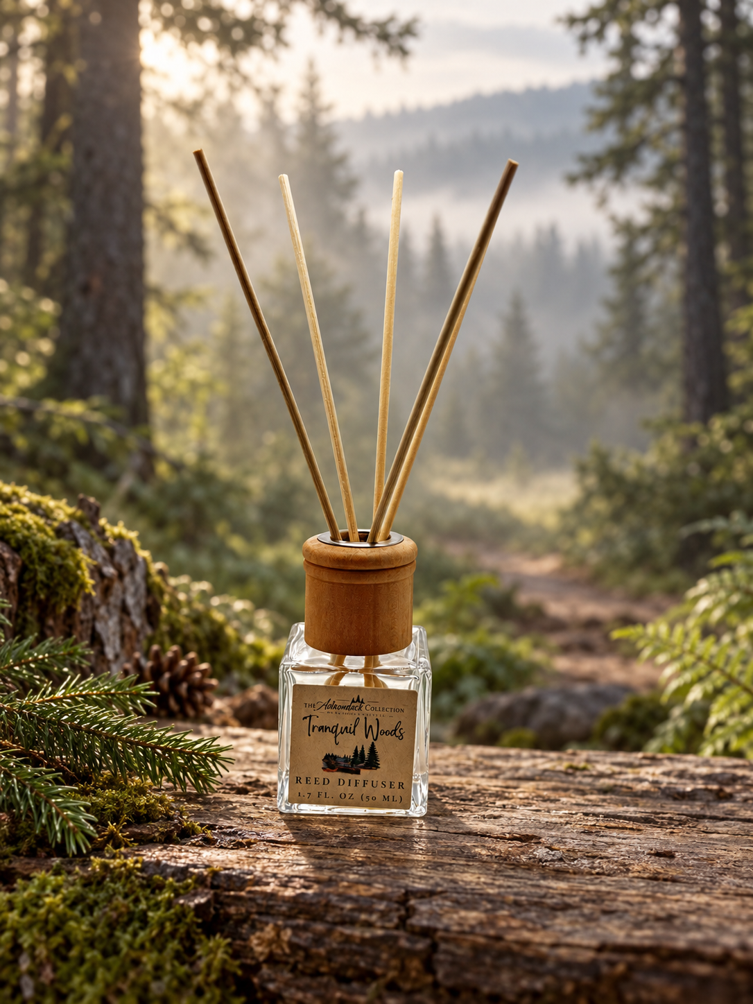 Adirondack Collection Reed Diffuser — Flameless | Non-Toxic