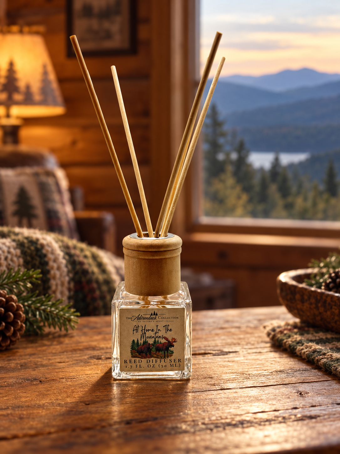Adirondack Collection Reed Diffuser — Flameless | Non-Toxic