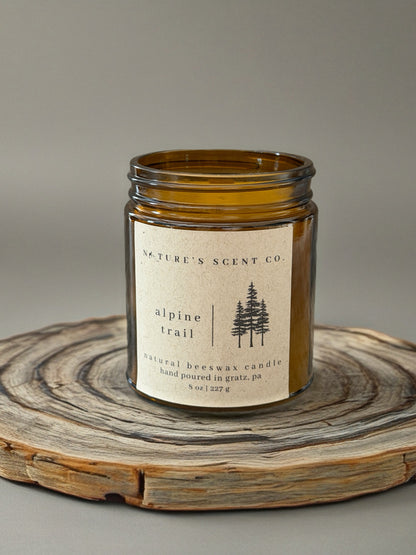 Alpine Trail Beeswax Candle