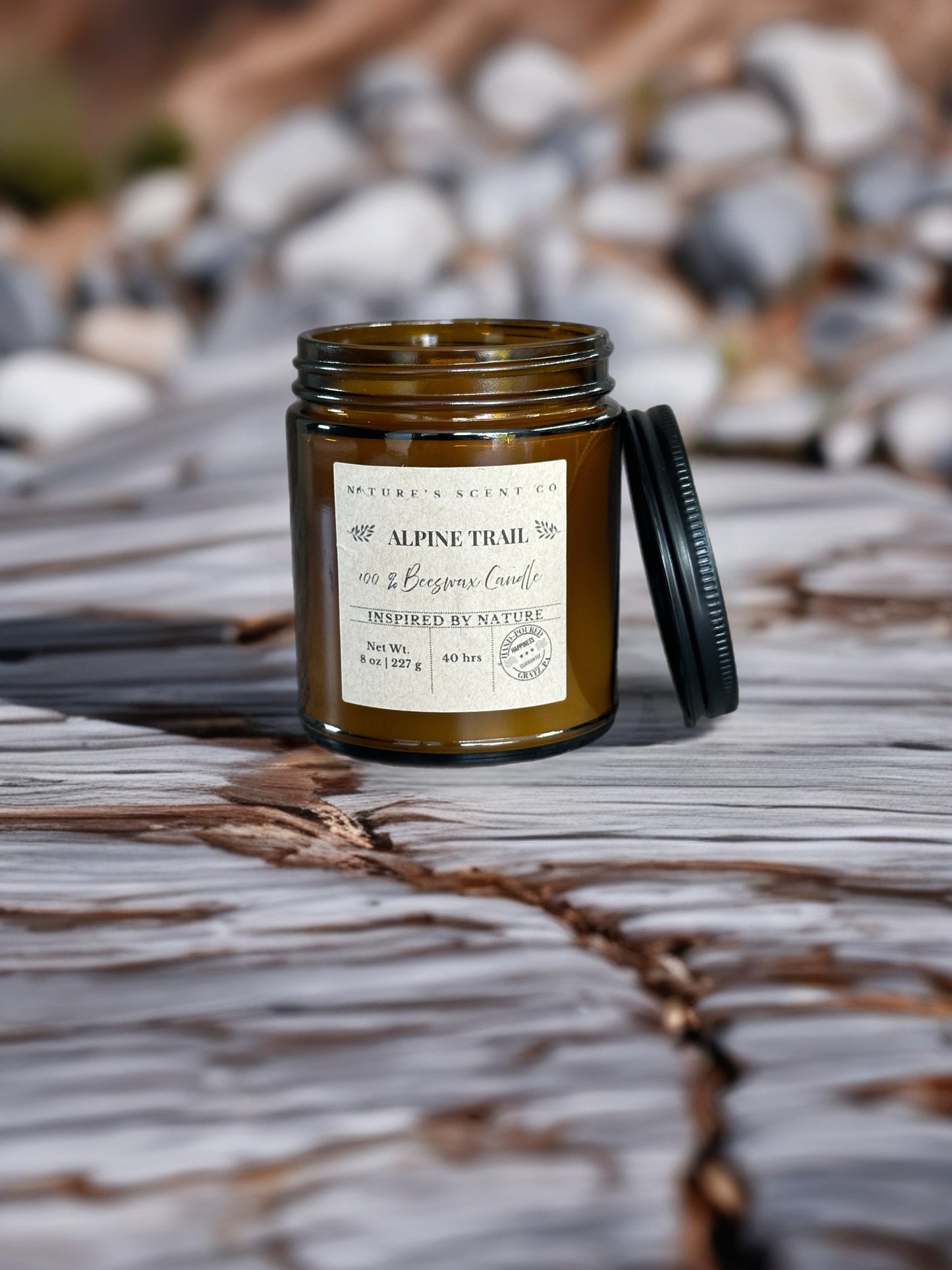 Alpine Trail Beeswax Candle