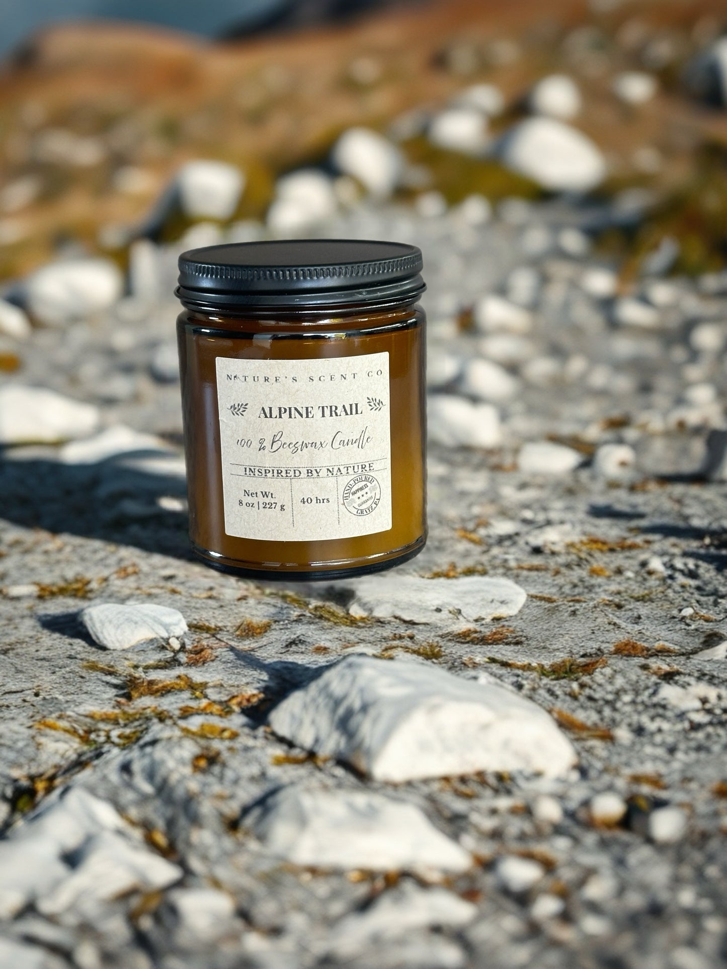 Alpine Trail Beeswax Candle
