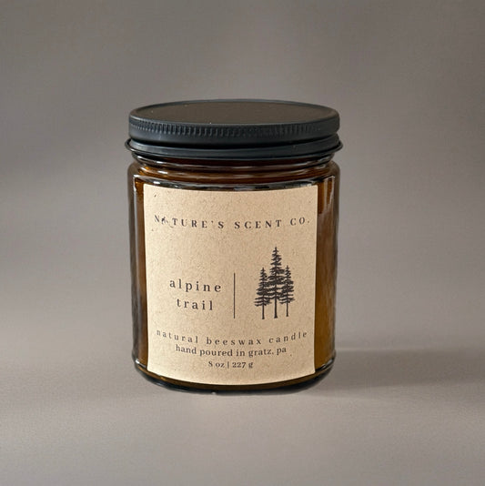 Alpine Trail Beeswax Candle