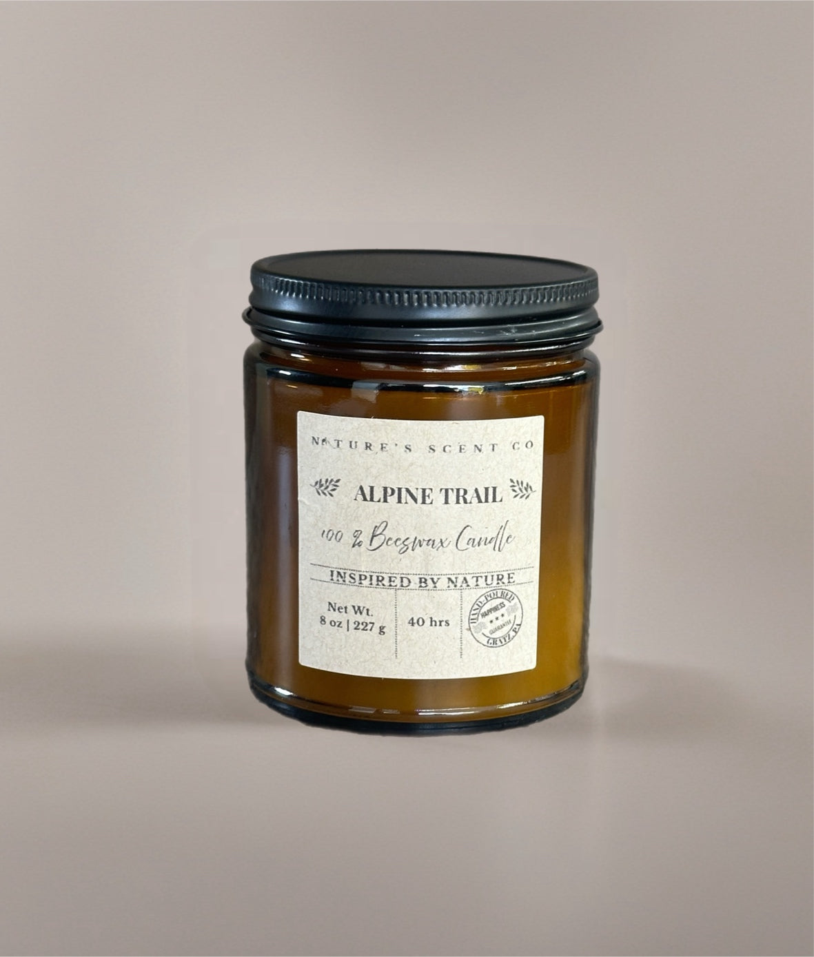 Alpine Trail Beeswax Candle