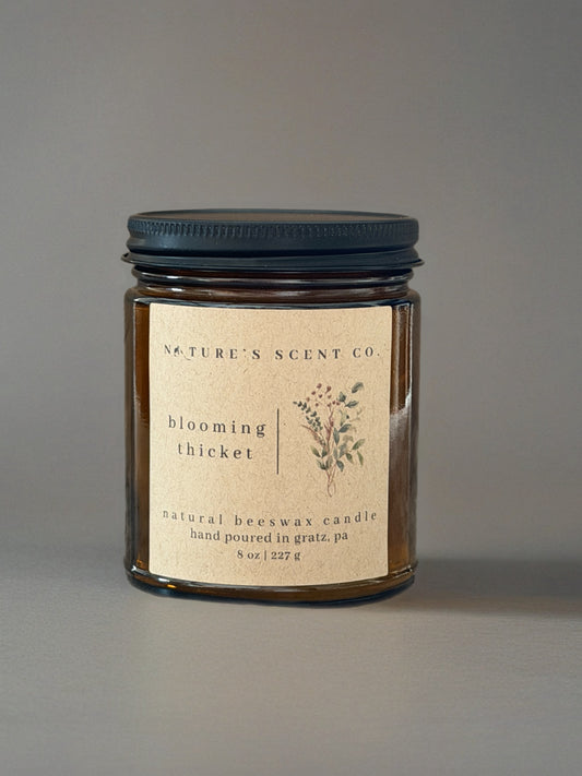 Blooming Thicket Beeswax Candle