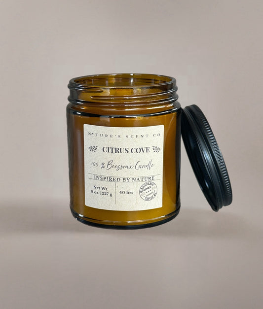 Citrus Cove Beeswax Candle