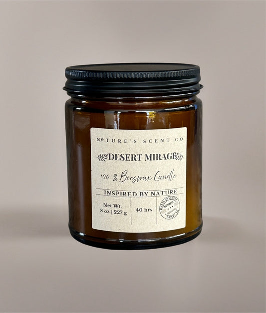Desert Mirage Beeswax Candle