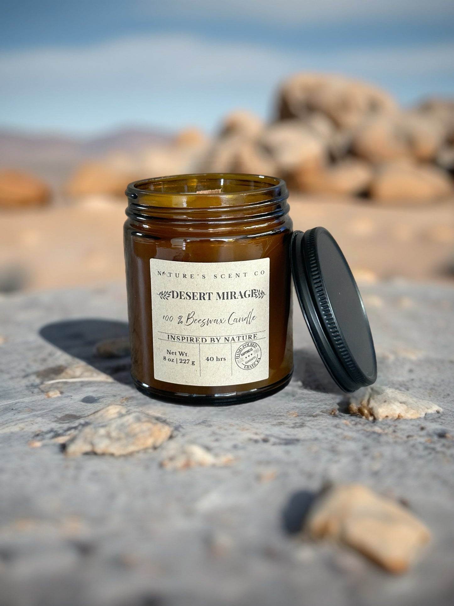 Desert Mirage Beeswax Candle