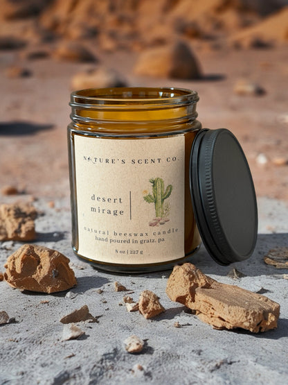 Desert Mirage Beeswax Candle