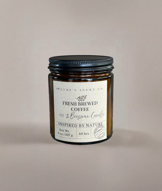 Fresh Brewed Coffee Beeswax Candle