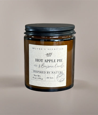 Hot Apple Pie Beeswax Candle