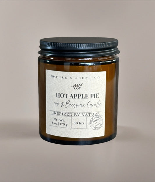 Hot Apple Pie Beeswax Candle