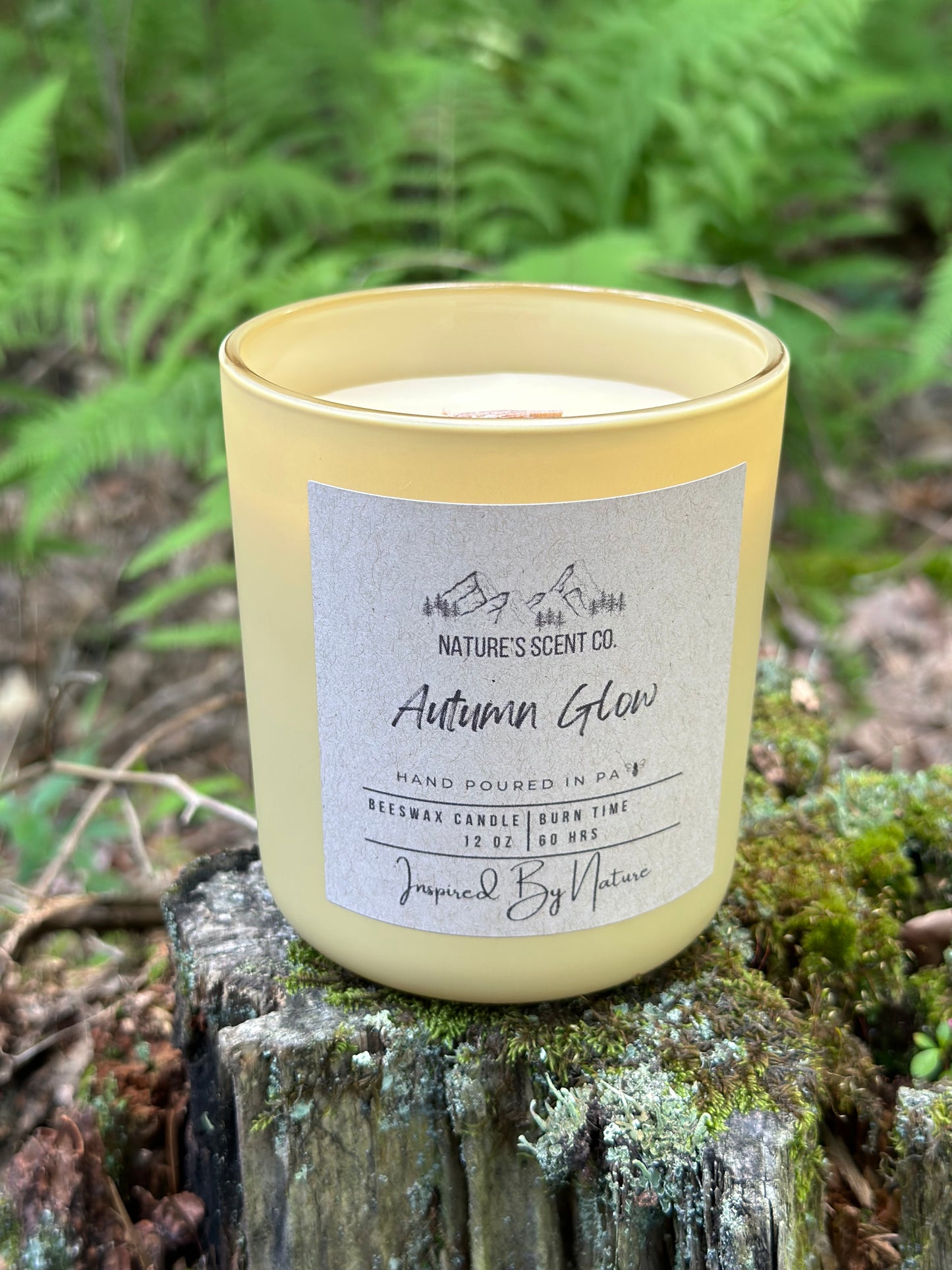 Autumn Glow Beeswax Candle