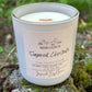 Sugared Chestnuts Beeswax Candle