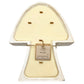 Mushroom Dough Bowl Beeswax Candle
