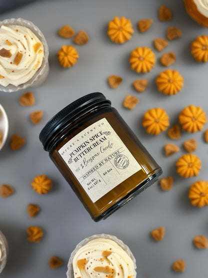Pumpkin Spice Buttercream Beeswax Candle