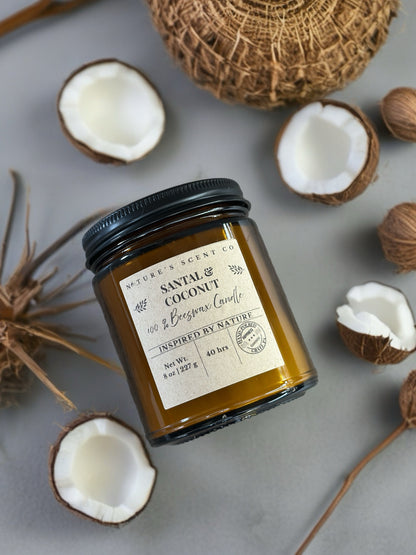 Santal & Coconut Beeswax Candle