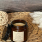 Cozy Cottage Jelly Jar Beeswax Candle